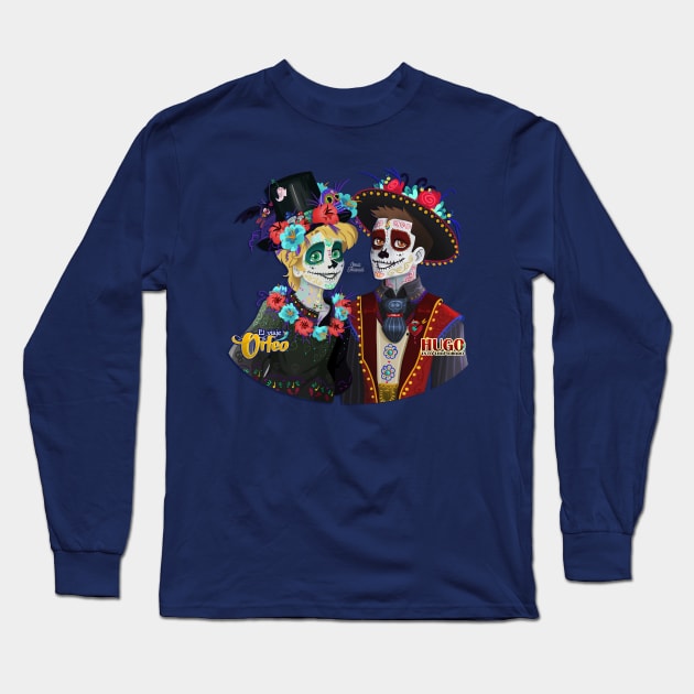 Dia de Muertos Long Sleeve T-Shirt by JonasEmanuel